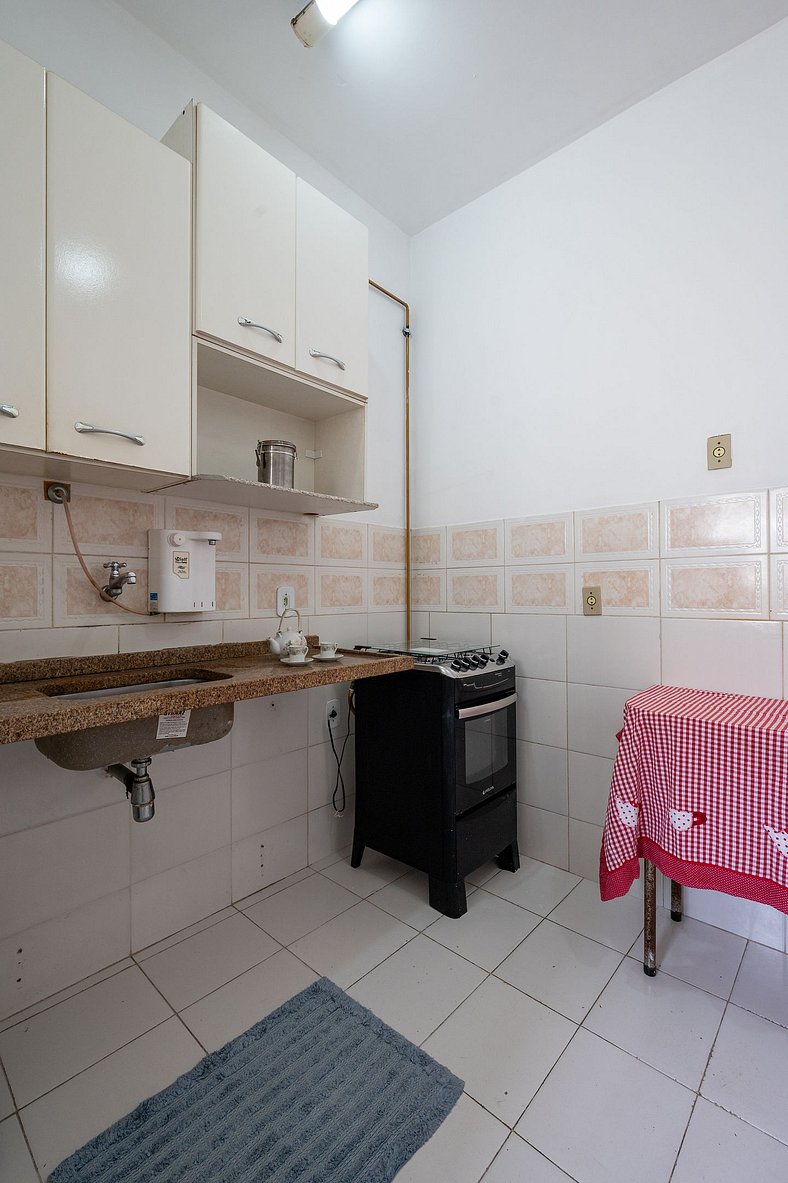 Apartamento 2 quartos na quadra da praia