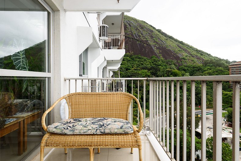 Balcony with an incredible view of the lagoon