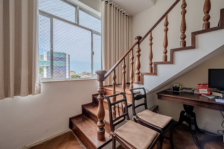 Habitación con vistas y baño en Ipanema